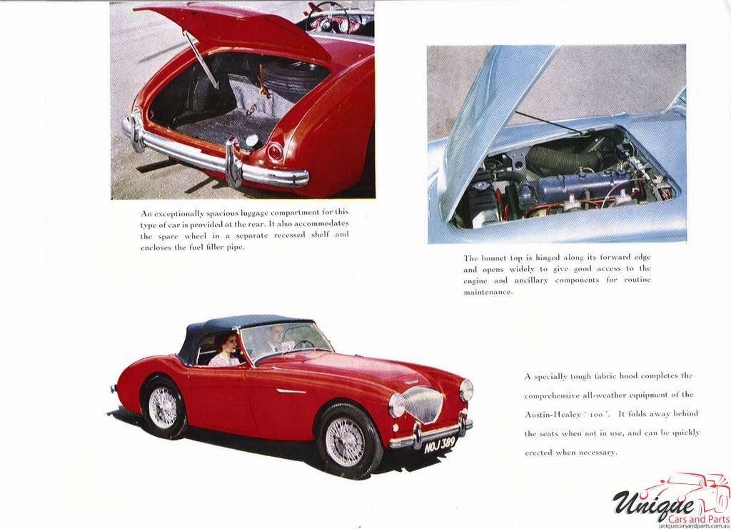 1953 Austin Healey 100 Brochure Page 14